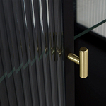 Сервант двухдверный с рифленым стеклом The Keeper варинант исполнения - 4 | Loft Concept в Нижнем Новгороде