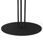 Стол журнальный с круглой бело-голубой столешницей из стекла White and Blue Marble варинант исполнения - 4 | Loft Concept в Нижнем Новгороде