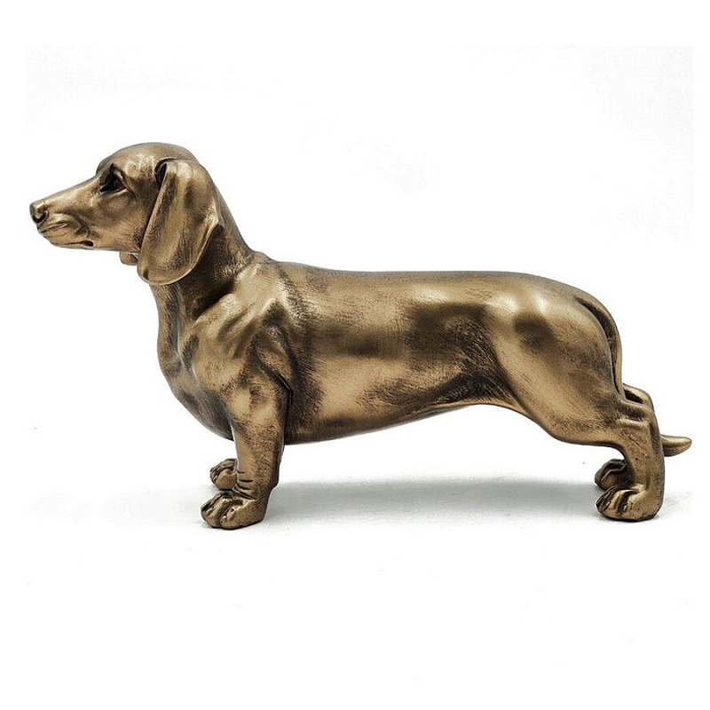 Статуэтка такса с реалистичными деталями и гладкой поверхностью Dachshund Style Бронза Статуэтка такса с реалистичными деталями и гладкой поверхностью Dachshund Style Бронза в Нижнем Новгороде | Loft Concept