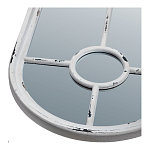 Зеркало-окно с арочным силуэтом в венецианском стиле Venetian White Mirror варинант исполнения - 2 | Loft Concept в Нижнем Новгороде