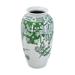 Ваза высокая с зелеными цветочными и птичьими мотивами Vase Inspired by Nature варинант исполнения - 6 | Loft Concept в Нижнем Новгороде