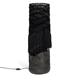 Напольная лампа черная с текстильными элементами "ЯРВИ" варинант исполнения - 8 | Loft Concept в Нижнем Новгороде