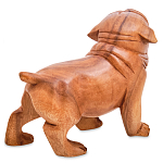 Статуэтка деревянная в виде собаки Balinese Dog варинант исполнения - 2 | Loft Concept в Нижнем Новгороде