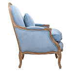 Кресло Ava Classical Armchair light blue velour варинант исполнения - 2 | Loft Concept в Нижнем Новгороде