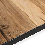 Стол обеденный раздвижной с прямоугольной столешницей на четырех черных ножках Blair варинант исполнения - 7 | Loft Concept в Нижнем Новгороде