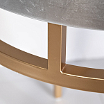 Столик журнальный серебристый с круглой столешницей Showing Refinement варинант исполнения - 2 | Loft Concept в Нижнем Новгороде