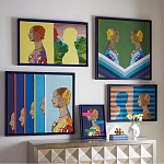 Картина Ренесанс ручная вышивка бисером RENAISSANCE REFLECTION BEADED ART варинант исполнения - 1 | Loft Concept в Нижнем Новгороде