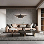 Люстра в виде распахнутых крыльев из тонких металлических планок Flight of Freedom варинант исполнения - 8 | Loft Concept в Нижнем Новгороде