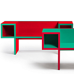 Дизайнерская разноцветная скамья Canton Bench варинант исполнения - 2 | Loft Concept в Нижнем Новгороде