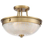 Потолочный светильник со стеклянным плафоном в виде купола Quoizel варинант исполнения - 13 | Loft Concept в Нижнем Новгороде