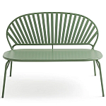 Зелёная скамья из стали Goodwin Metal Bench Green варинант исполнения - 5 | Loft Concept в Нижнем Новгороде