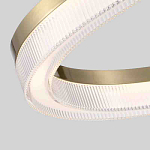 Люстра подвесная круглая светодиодная с золотым каркасом Ring Horizontal варинант исполнения - 2 | Loft Concept в Нижнем Новгороде