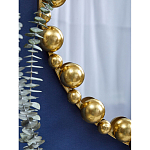 Зеркало круглое в фактурной золотистой раме из металла Mirror Golden Placer варинант исполнения - 4 | Loft Concept в Нижнем Новгороде