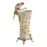 Ваза фарфоровая с птицей на бронзовой ветке Garden of Eden варинант исполнения - 2 | Loft Concept в Нижнем Новгороде