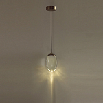 Подвесной светильник с плафоном в форме капли Crystal Transparent Drop варинант исполнения - 5 | Loft Concept в Нижнем Новгороде