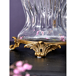 Ваза прозрачная с бронзовыми ручками в виде ангелов Eden Garden варинант исполнения - 5 | Loft Concept в Нижнем Новгороде