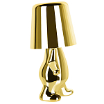 Настольная лампа фигурная золотого цвета с гладким абажуром Высота 19 см Sophia варинант исполнения - 4 | Loft Concept в Нижнем Новгороде