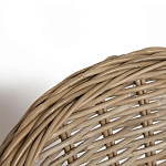 Кресло из ротанга с подушкой Nest бежево-серое варинант исполнения - 5 | Loft Concept в Нижнем Новгороде