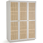 Шкаф с тремя дверцами из плетеного ротанга Tomio Wicker Furniture варинант исполнения - 2 | Loft Concept в Нижнем Новгороде
