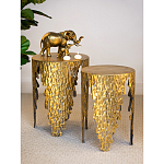 Столик дизайнерский Copper streaks варинант исполнения - 8 | Loft Concept в Нижнем Новгороде