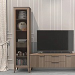 Витрина левая 1-дверная с ящиком и 5-ю полками Harper Line варинант исполнения - 3 | Loft Concept в Нижнем Новгороде