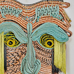 Арт-Объект из нитей Абстрактный портрет Joana Schneider  варинант исполнения - 1 | Loft Concept в Нижнем Новгороде