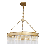 Люстра подвесная круглая со стеклянными трубками Nembus варинант исполнения - 1 | Loft Concept в Нижнем Новгороде