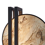 Бра из двух каменных дисков в металлической раме Constellation варинант исполнения - 2 | Loft Concept в Нижнем Новгороде