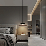 Подвесной светильник черного цвета из металла Obsidian Touch варинант исполнения - 5 | Loft Concept в Нижнем Новгороде