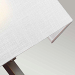 Бра с прямоугольным тканевым абажуром белого цвета Feiss варинант исполнения - 8 | Loft Concept в Нижнем Новгороде