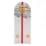 Сувенир Погон МВД из натурального камня мрамор Souvenir Epaulets варинант исполнения - 1 | Loft Concept в Нижнем Новгороде