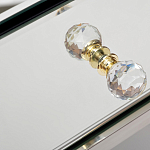 Тумбочка зеркальная с ящиком Mirror Chrome Cabinet варинант исполнения - 4 | Loft Concept в Нижнем Новгороде