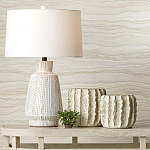 Настольная лампа с корпусом в форме вазы и белым абажуром Lots of Strokes варинант исполнения - 4 | Loft Concept в Нижнем Новгороде