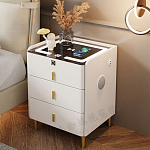 Умная прикроватная тумбочка c зарядкой для телефона Smart Furniture варинант исполнения - 1 | Loft Concept в Нижнем Новгороде