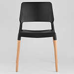 Пластиковый стул на ножках из массива бука Ferret Black 4 шт варинант исполнения - 2 | Loft Concept в Нижнем Новгороде