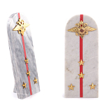 Сувенир Погон МВД из натурального камня мрамор Souvenir Epaulets варинант исполнения - 4 | Loft Concept в Нижнем Новгороде