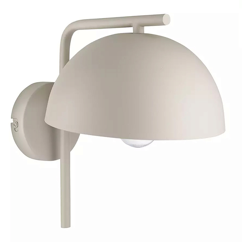 Бра бежевое с полукруглым плафоном Beige Wall Lamp Бежевый в Нижнем Новгороде | Loft Concept 