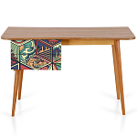 Письменный стол с принтом на ящиках Elise Desk варинант исполнения - 6 | Loft Concept в Нижнем Новгороде