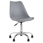 Офисный стул на металлическом основании EGGERY Grey пластик варинант исполнения - 1 | Loft Concept в Нижнем Новгороде