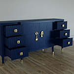 Большой Комод-буфет Elsa Dreams Blue с ящиками варинант исполнения - 1 | Loft Concept в Нижнем Новгороде