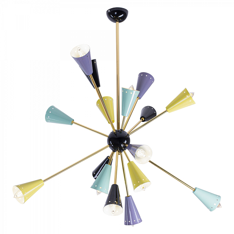 Люстра Sputnik Chandelier Multi Color Мульти в Нижнем Новгороде | Loft Concept 