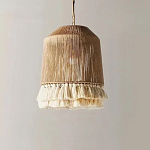 Люстра круглая плетеная с кисточками Small Solar Glow варинант исполнения - 3 | Loft Concept в Нижнем Новгороде