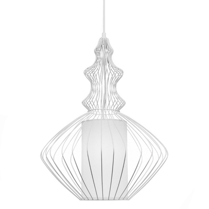 Подвесной светильник Wire Dream Pendant 2 Белый Белый Подвесной светильник Wire Dream Pendant 2 Белый Белый в Нижнем Новгороде | Loft Concept