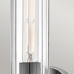 Бра для ванных комнат с прозрачным цилиндрическим плафоном на круглом основании Hinkley варинант исполнения - 10 | Loft Concept в Нижнем Новгороде