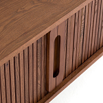 ТВ-тумба с двумя раздвижными дверцами Toinette Brown TV Stand варинант исполнения - 5 | Loft Concept в Нижнем Новгороде