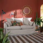 Зеркало из ротанга в форме цветка WICKER MIRROR 90 варинант исполнения - 3 | Loft Concept в Нижнем Новгороде