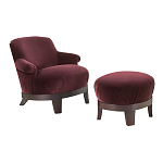 Премиальное Кресло с пуфом Turin варинант исполнения - 1 | Loft Concept в Нижнем Новгороде