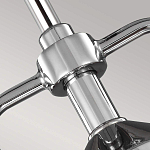 Подвесной светильник цвета хром с рифленым стеклянным цилиндрическим плафоном в современном стиле Feiss варинант исполнения - 4 | Loft Concept в Нижнем Новгороде