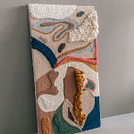 Тканый вручную текстильный гобелен Orchid варинант исполнения - 2 | Loft Concept в Нижнем Новгороде