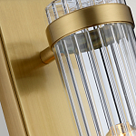 Бра вертикальное с рифленым стеклянным плафоном и прямоугольным основанием Quintiesse варинант исполнения - 4 | Loft Concept в Нижнем Новгороде